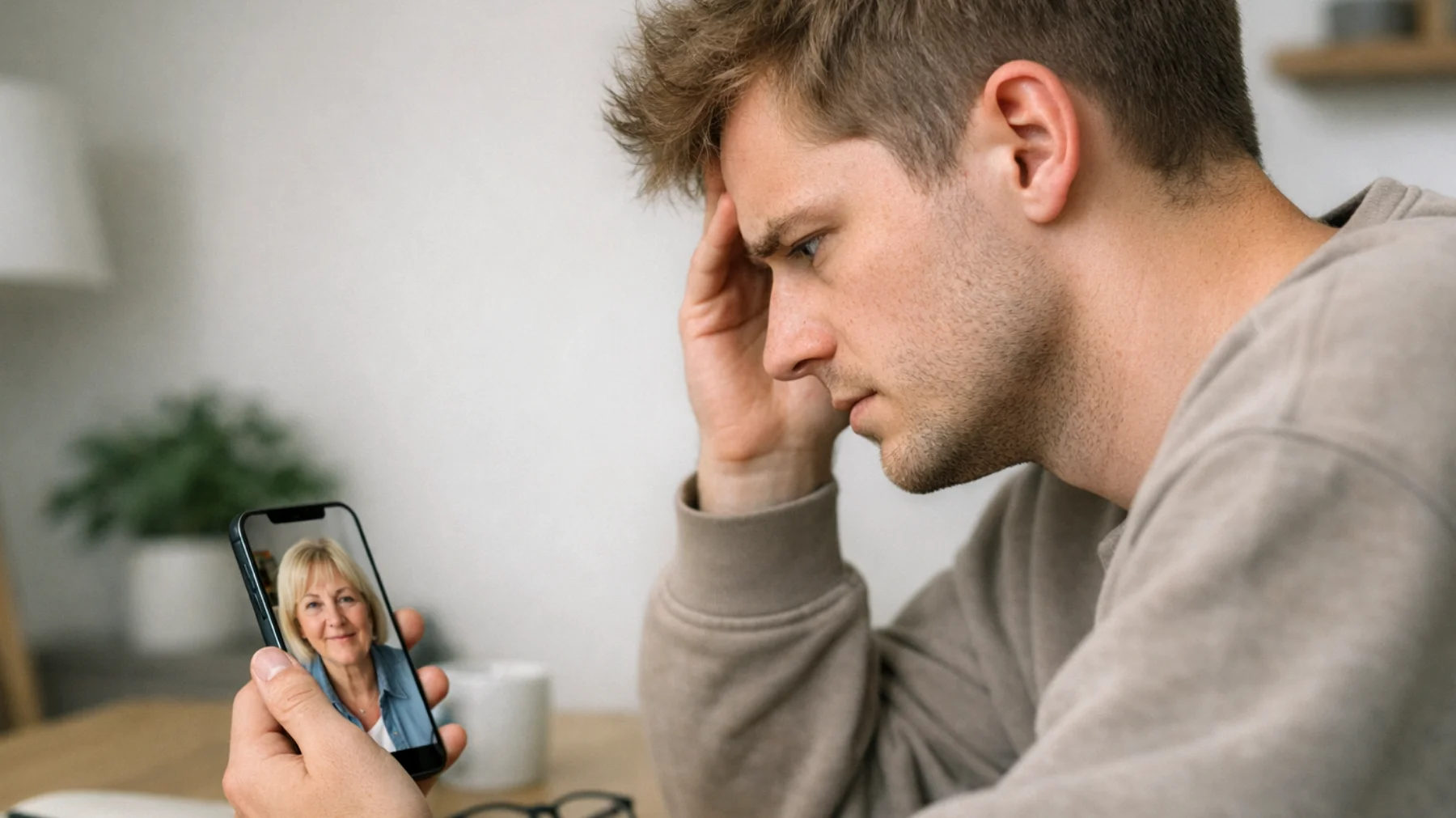 Die Eltern bemerken, dass ihre jungen Erwachsenen (zwischen 20 und 28 Jahren) zunehmend Schwierigkeiten haben, eigenständige Entscheidungen zu treffen, ohne vorher die Zustimmung oder Bestätigung der Eltern einzuholen. Sie rufen mehrmals täglich an, fragen bei kleinsten Alltagsentscheidungen um Rat und zeigen starke emotionale Abhängigkeit, was die gesunde Ablösung vom Elternhaus blockiert."