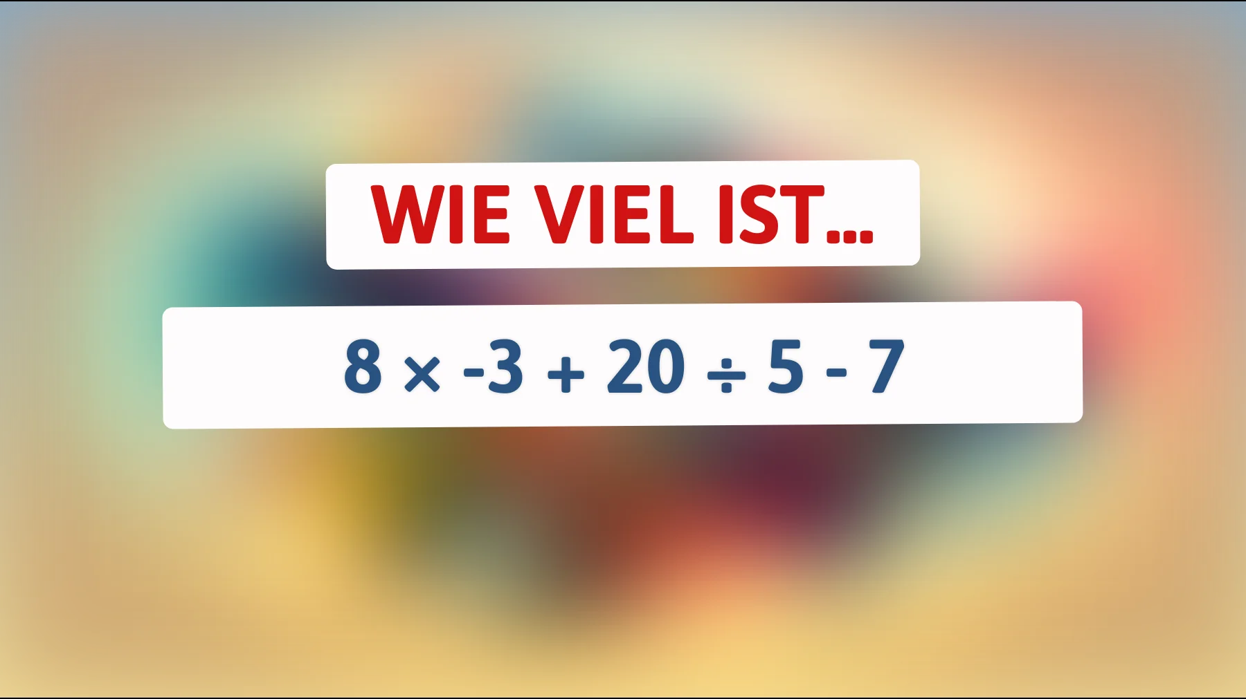 Nur 1 von 10 löst dieses einfache Mathe-Rätsel richtig – gehörst du dazu?"