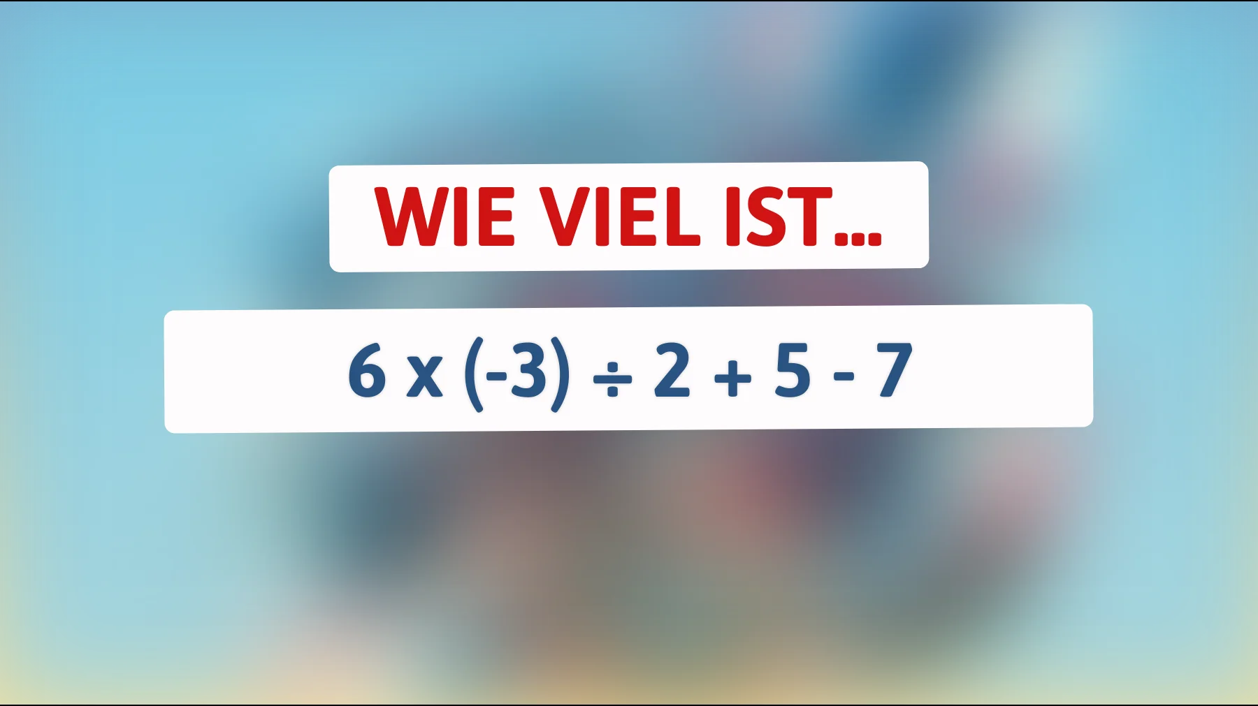Nur 1% lösen es: Die überraschende Antwort auf das scheinbar einfache Mathe-Rätsel!"