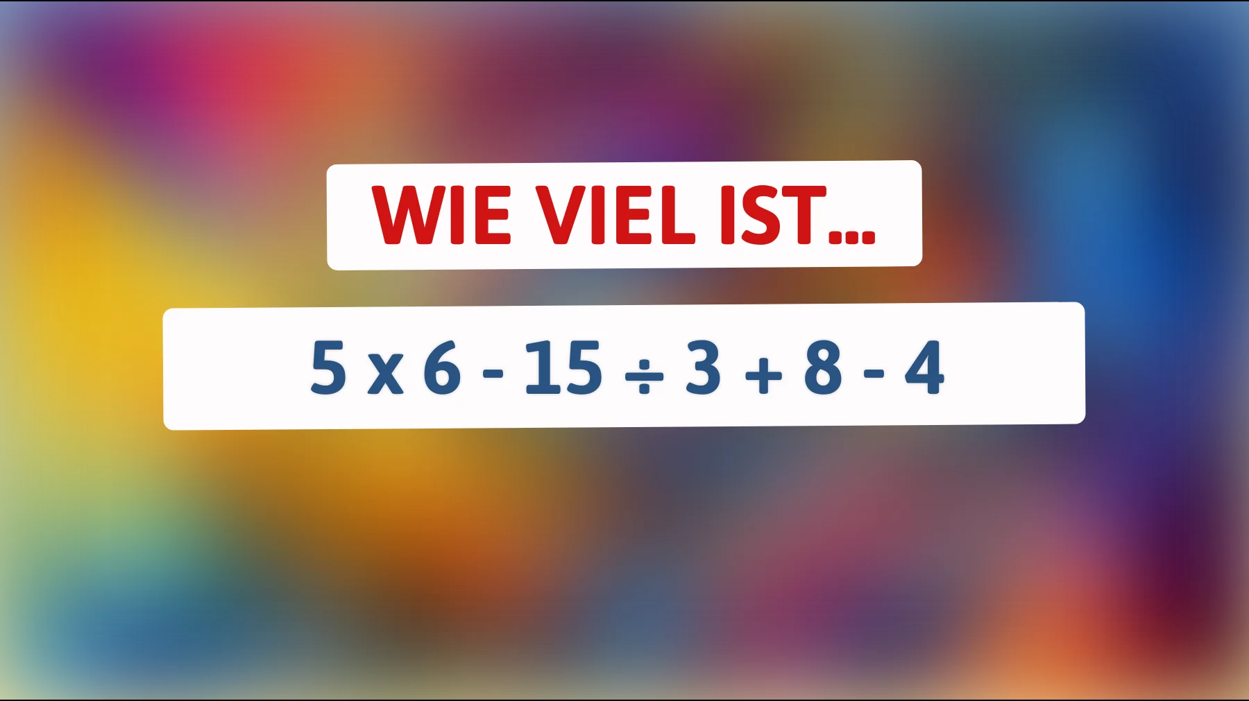 Nur Genies kommen auf die Lösung: Knackst du dieses mathematische Rätsel?"