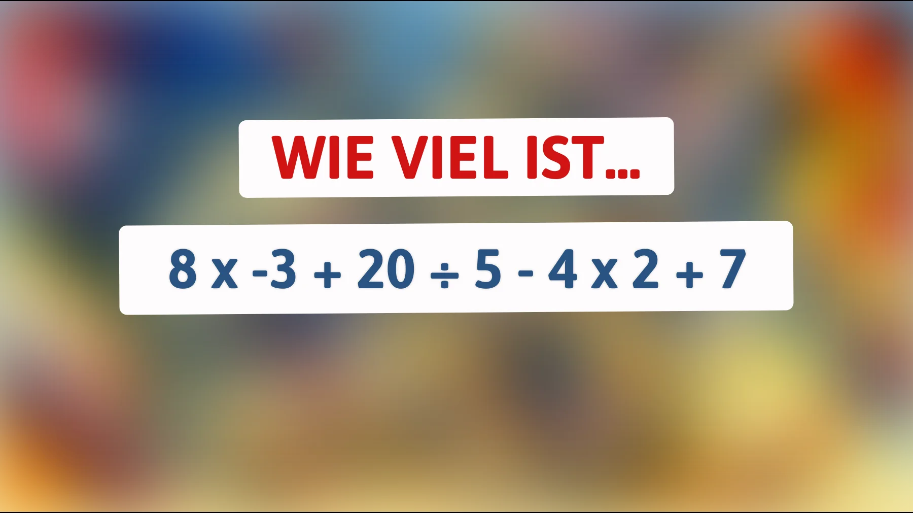 nur für geniale köpfe: kannst du diese einfache gleichung wirklich richtig lösen?"